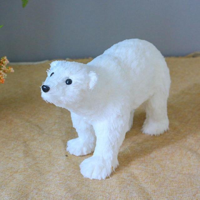 White Polar Bear Christmas Decor