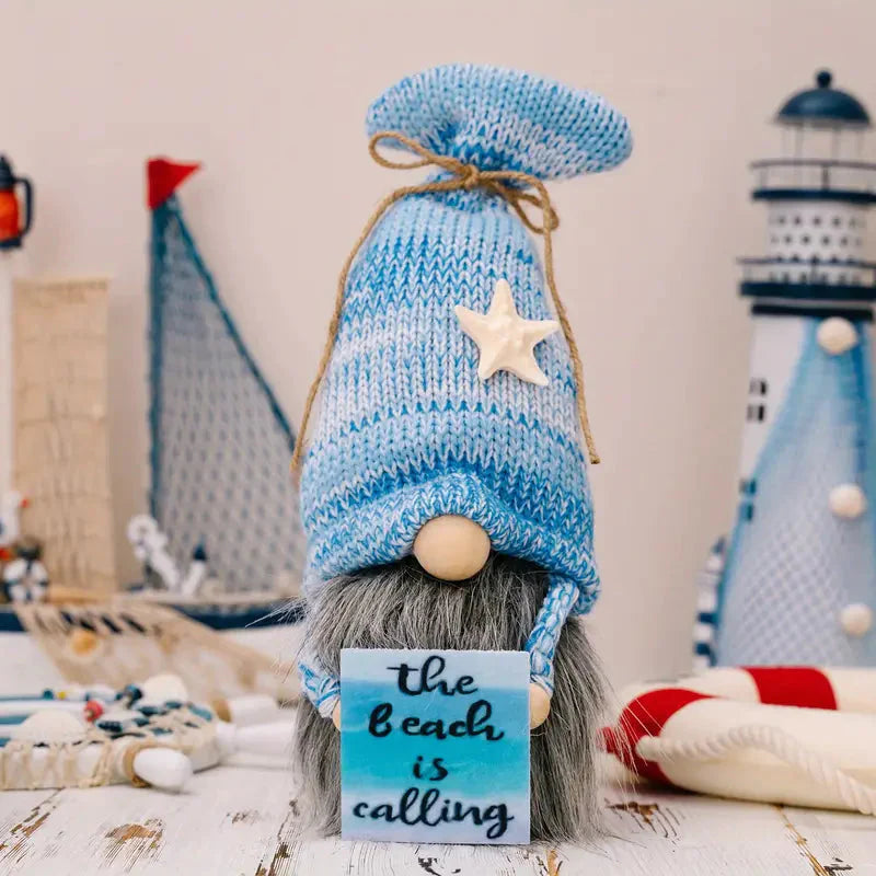 Adorable Ocean Gnome Plush Doll The beach is calling __stock:200 Furniture and Décor refund_fee:800