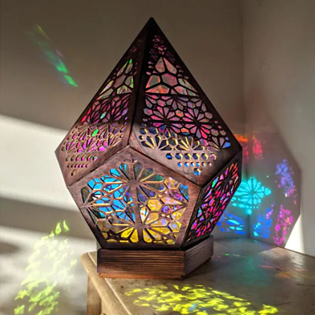 Bohemian Diamond Pole Star Projector Night Light __stock:200 Indoor Lighting refund_fee:1200 Warranty