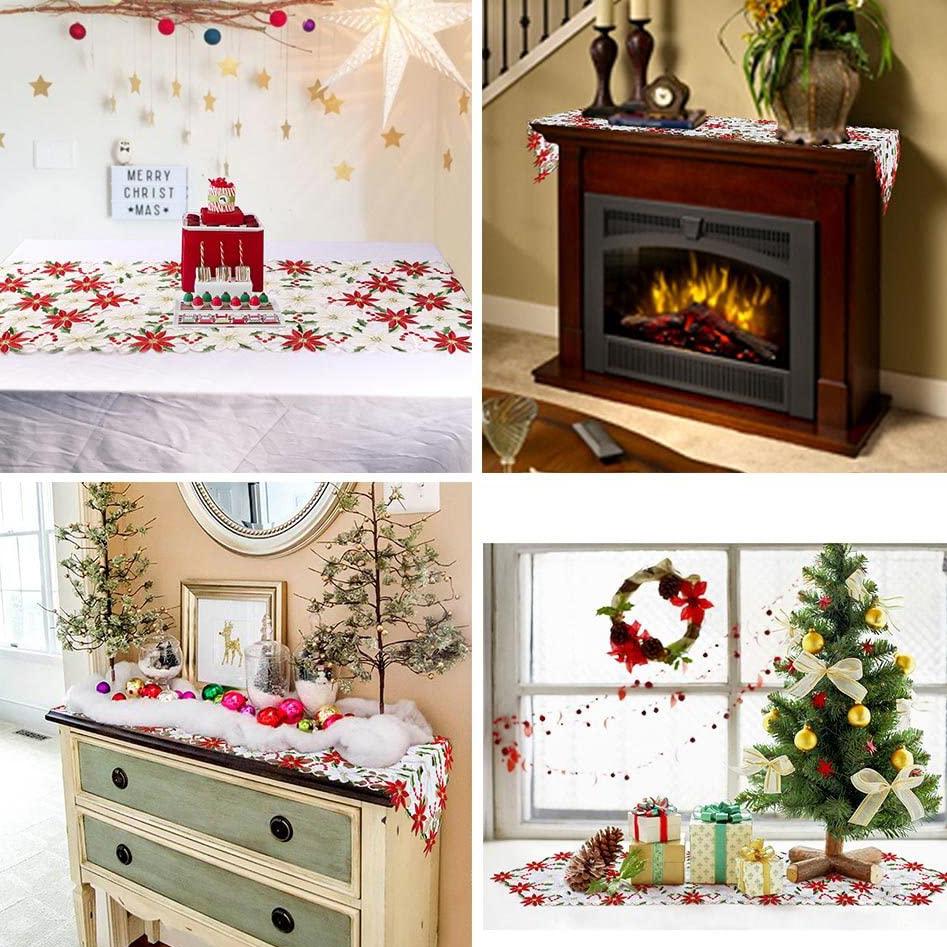 Christmas Embroidered Table Runners Holiday Decor & Apparel refund_fee:800