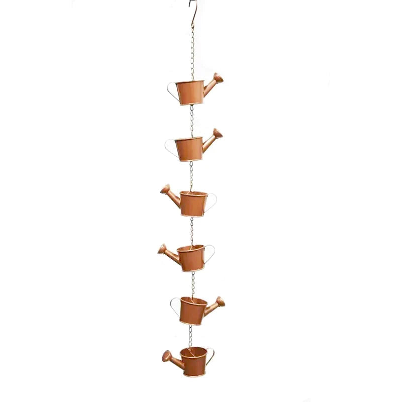 Decorative Rain Chain for Gutters Kettle Rain Chain __stock:200 Garden & Patio refund_fee:1200