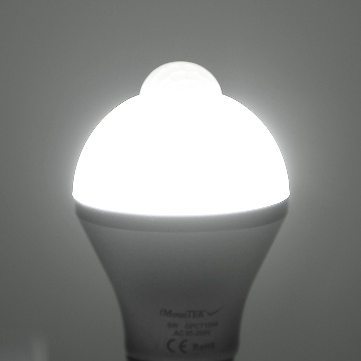 E27 Motion Sensor Light Bulb 1000LM 6500K Dust to Dawn Automatic __stock:150 Outdoor Lighting refund_fee:800 Warranty