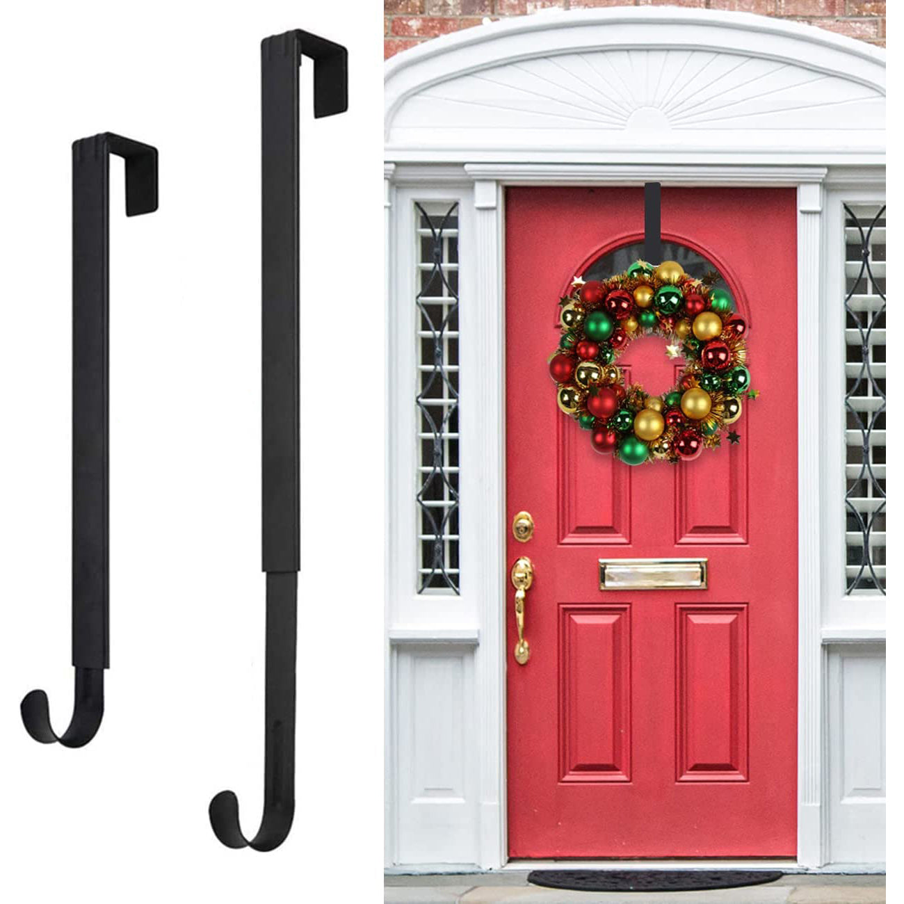 Easter Decorations Adjustable Wreath Hanger Black __stock:200 Holiday Decor & Apparel refund_fee:800