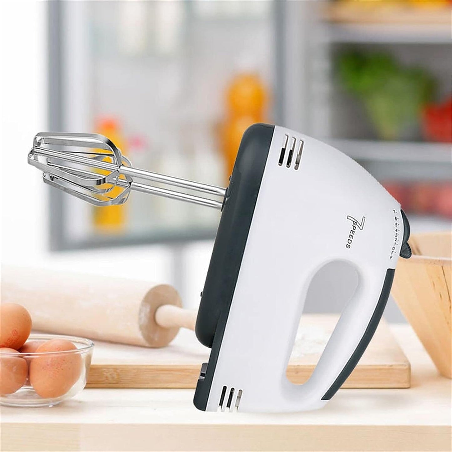 Electric Hand Mixer with 4 Mixing Rods and a Separator __stock:200 Kitchen & Dining refund_fee:1200 Warranty