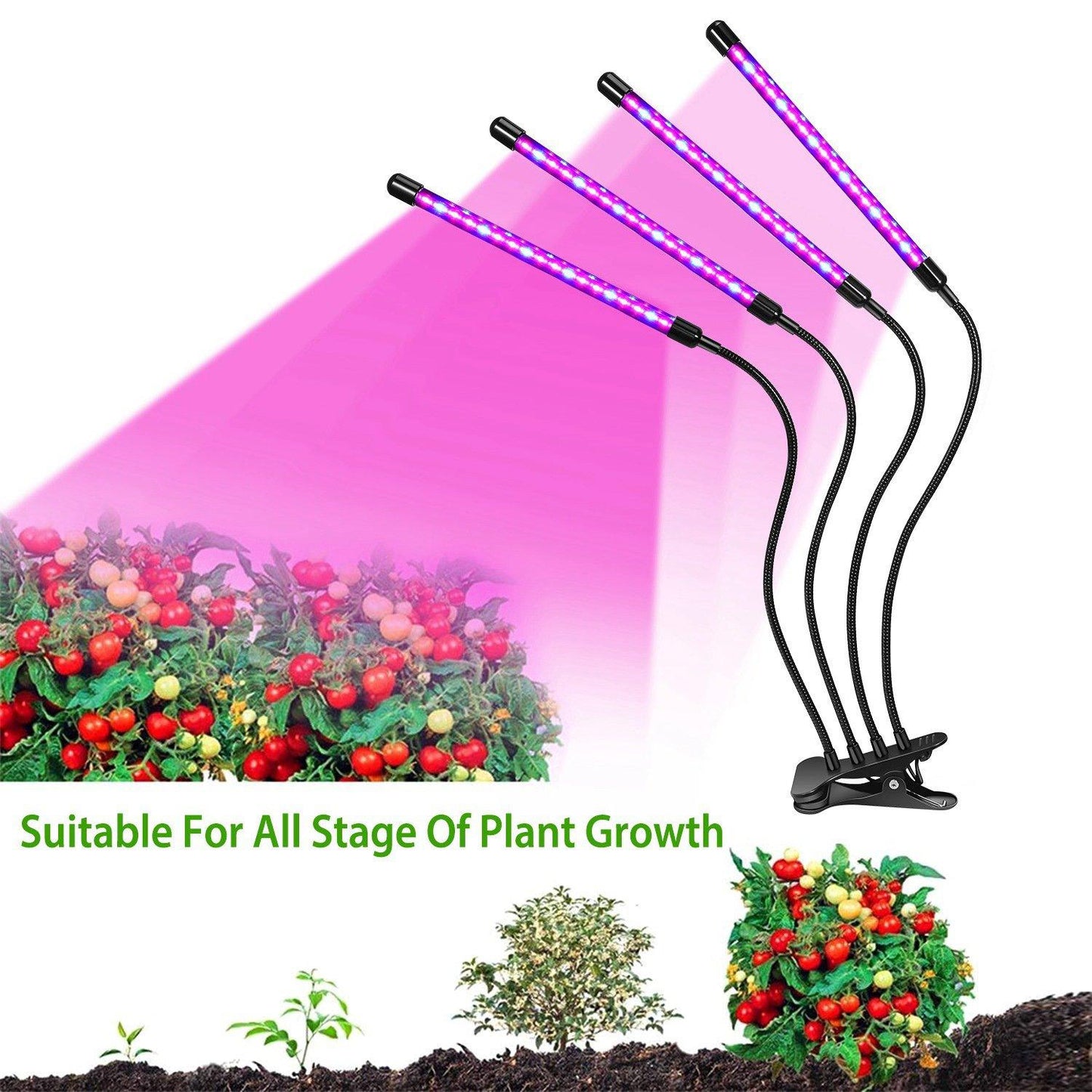 iMounTEK 80W 80 LEDs Plant Lights __stock:250 Garden & Patio refund_fee:1800 Warranty