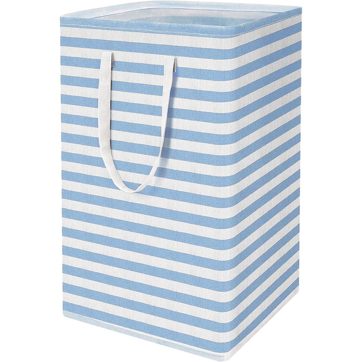 Large Foldable Tall Laundry Basket Storage Basket Blue __stock:200 Closet & Storage refund_fee:1200