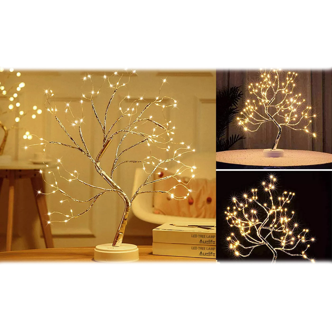 LED Artificial Twig Tree Light Tabletop Bonsai Lamp __stock:200 Indoor Lighting refund_fee:1200 Warranty