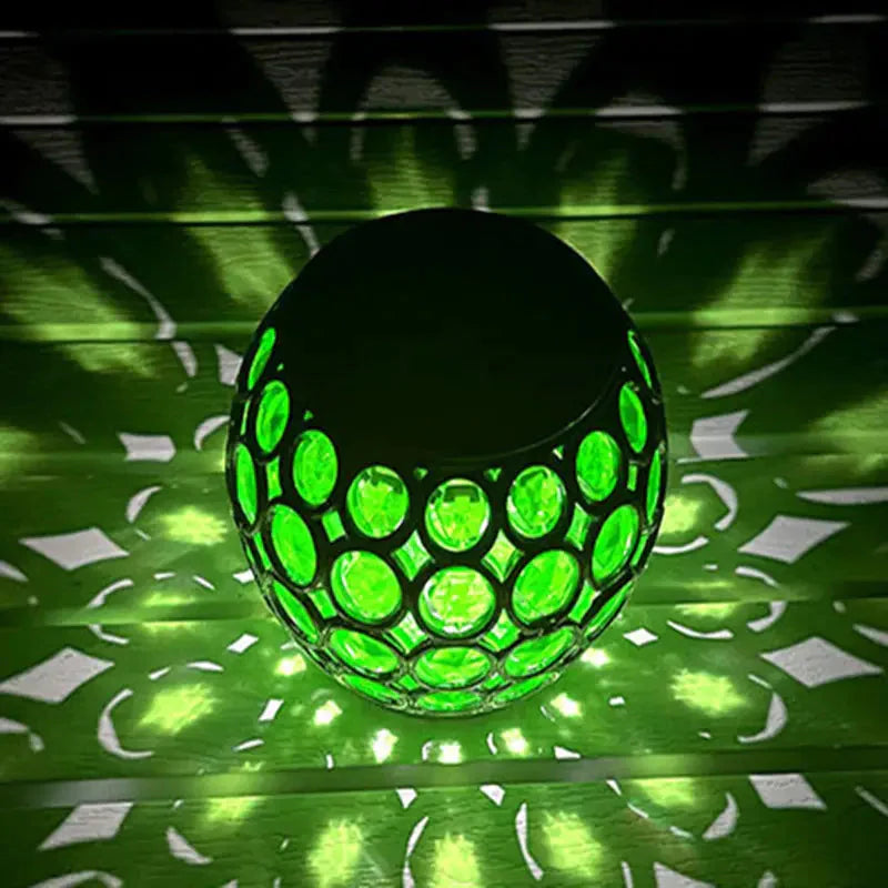 LED Solar Hollow Light Lawn Lamp Green __stock:200 Outdoor Lighting refund_fee:1200 Warranty