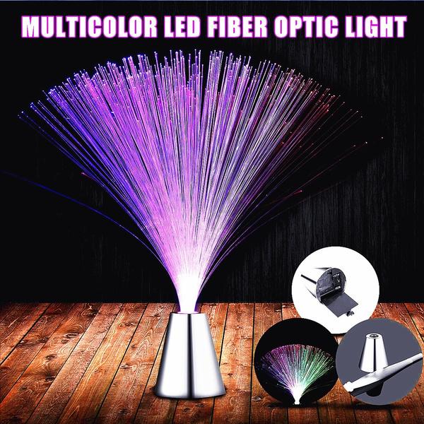 Multicolor LED Fiber Optic Light Lamp Indoor Lighting refund_fee:800 Warranty