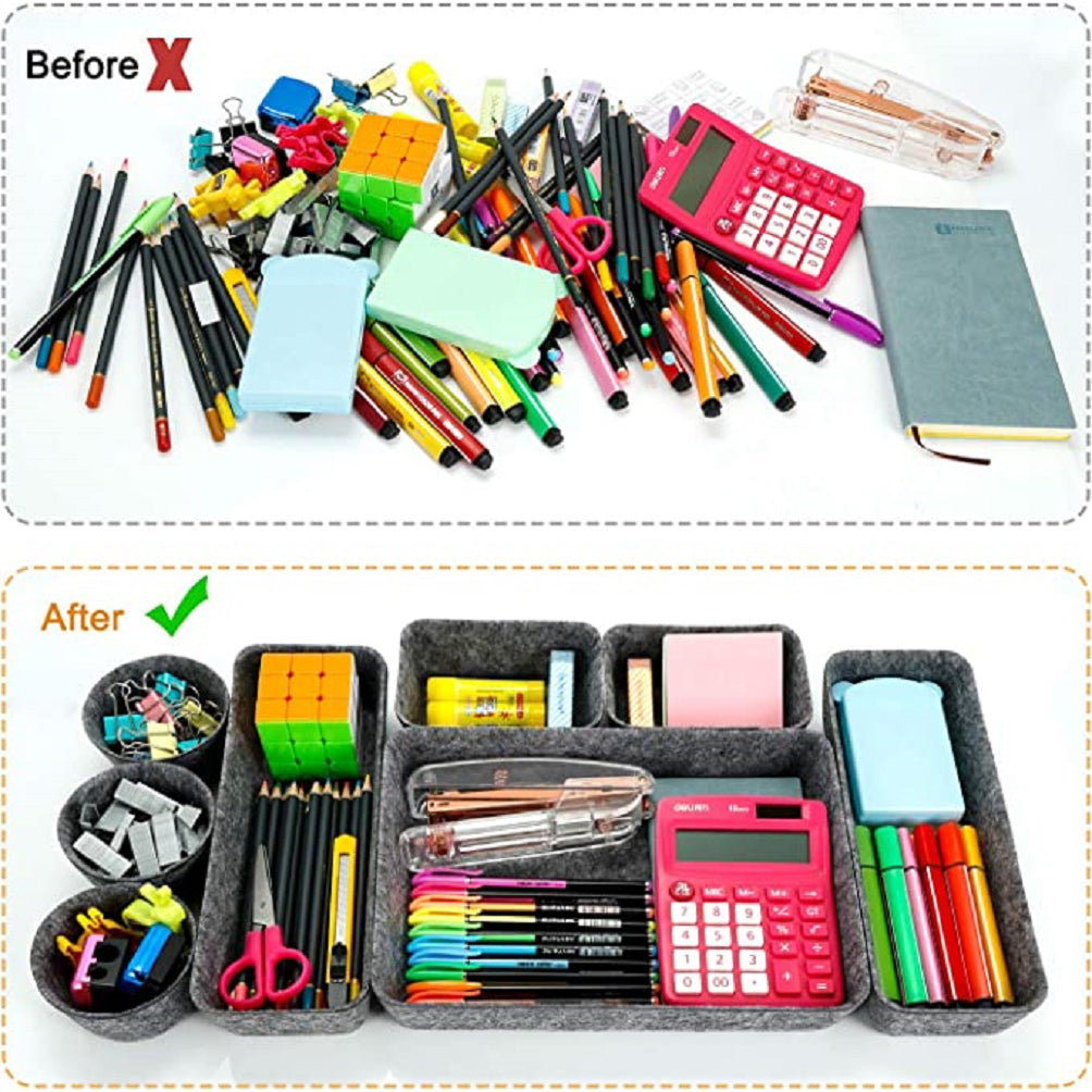 Nuvita Felt Organizer Junk Drawer Organizer Bins Closet & Storage refund_fee:800