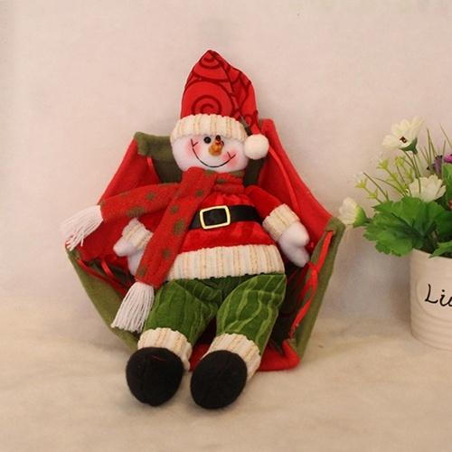 Parachute Snowman Santa Claus Ornament Snowman Green Pants __stock:100 Holiday Decor & Apparel refund_fee:800