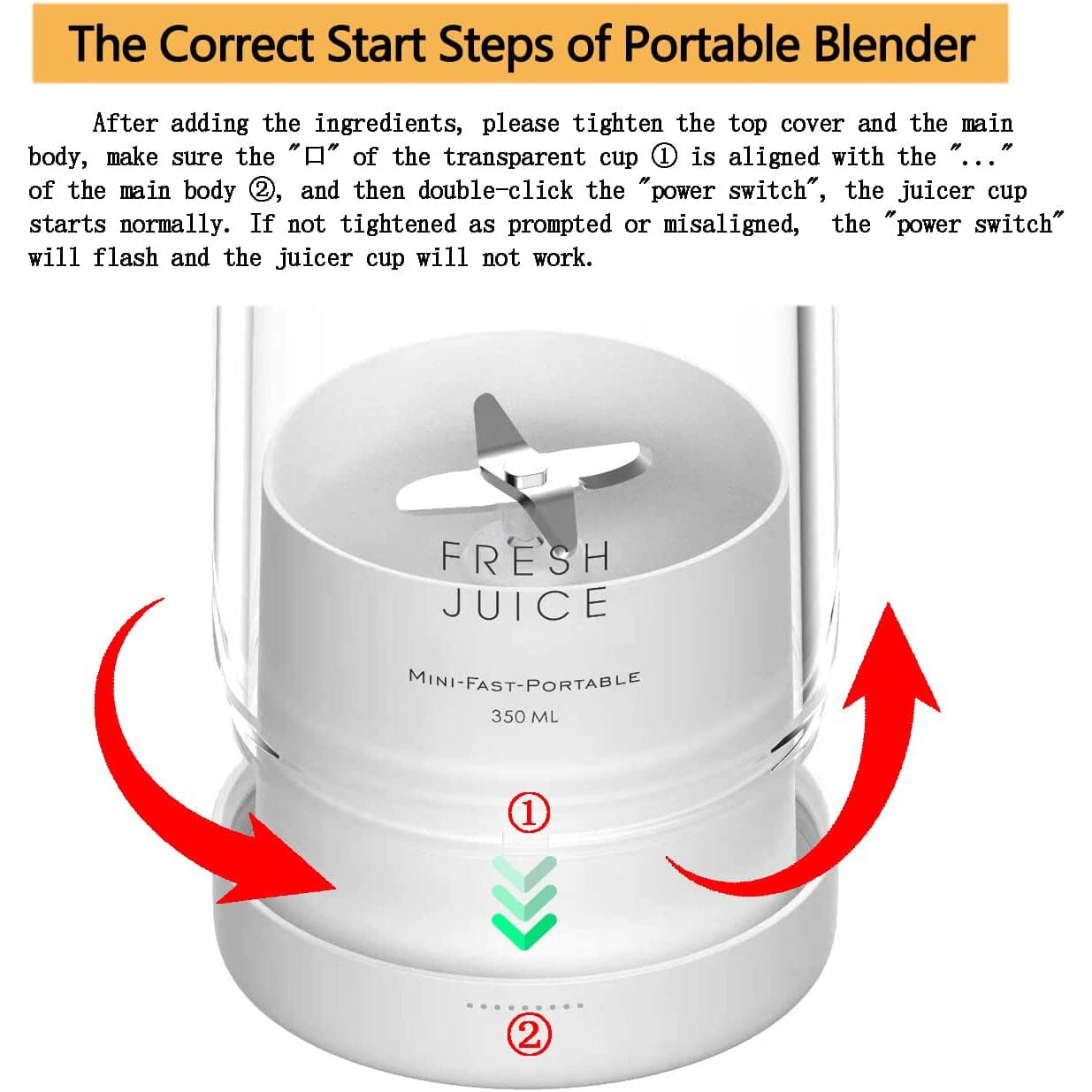 Portable Blender Bottle Electric Juicer __stock:200 Kitchen & Dining refund_fee:1800 Warranty