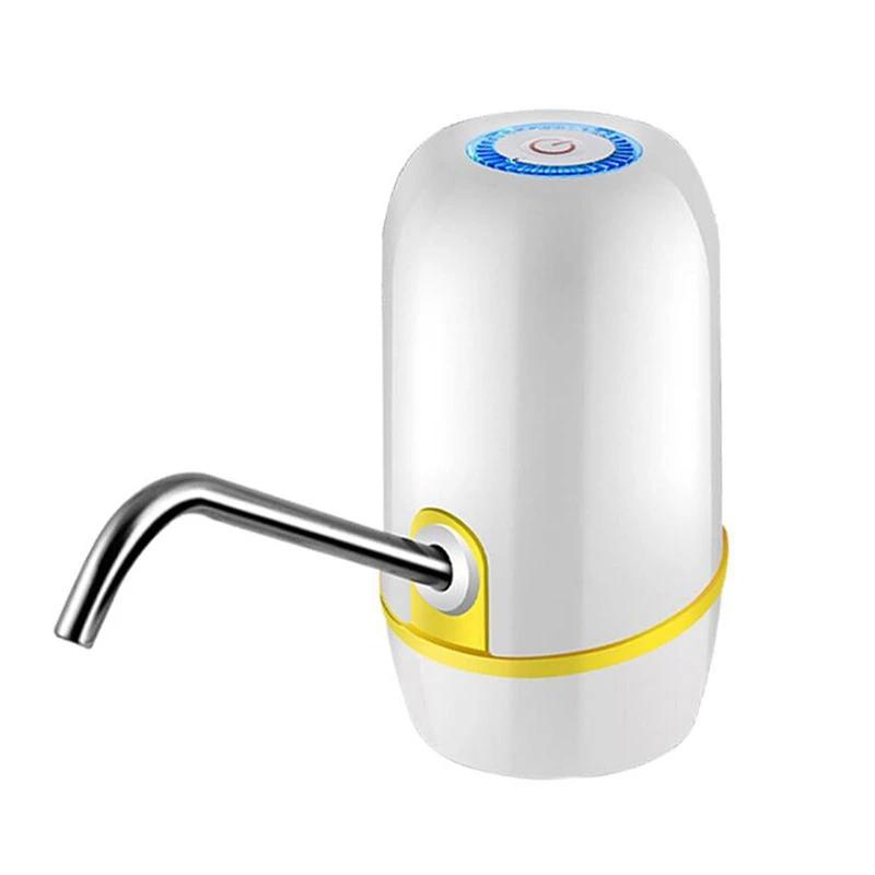 Portable Electric Water Pump Bottle Dispenser White Kitchen & Dining refund_fee:1200 Warranty