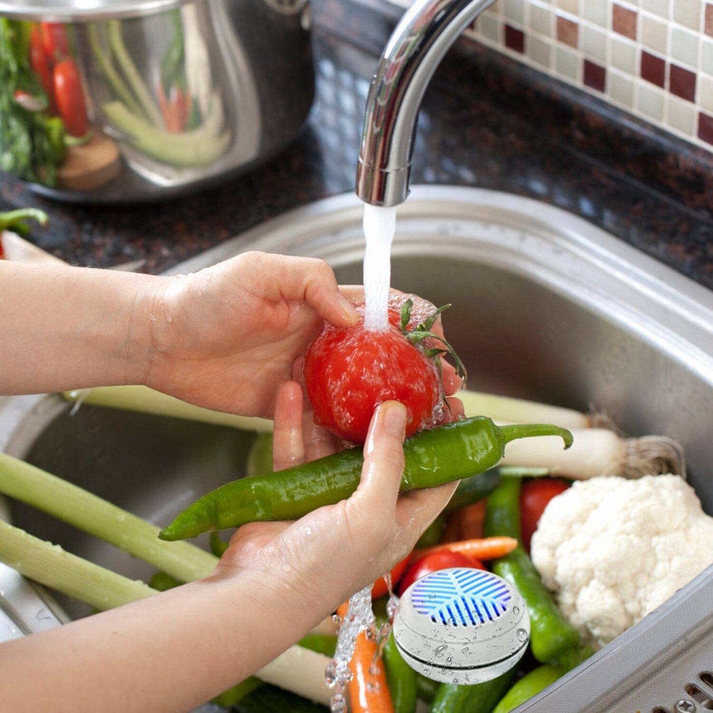 Portable Fruit Vegetable Washing Machine IPX7 Waterproof Rechargeable Fruit Cleaner __stock:50 Kitchen & Dining Low stock refund_fee:1200 Warranty