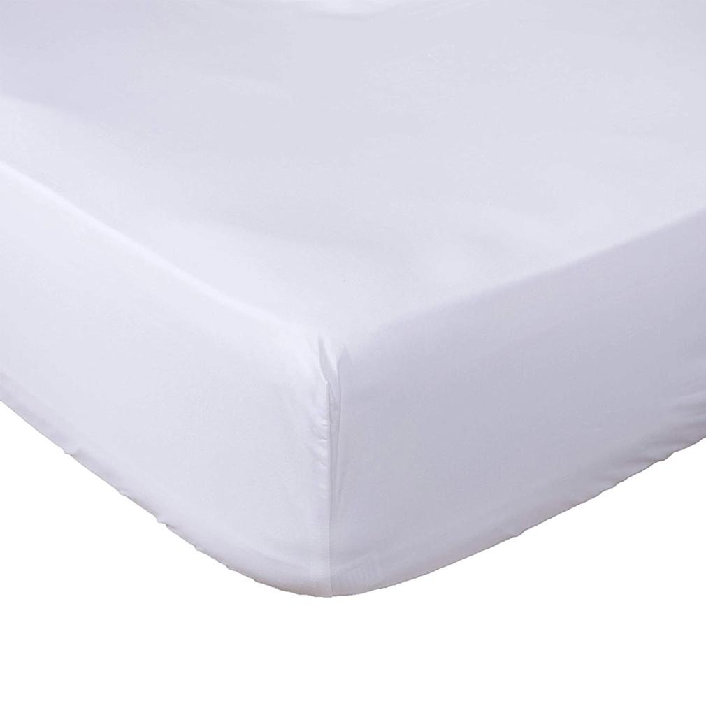 Premium Fitted Bottom Sheet - Assorted Colors and Sizes White __label2:BOGO 30% OFF __stock:50 Bedding refund_fee:800