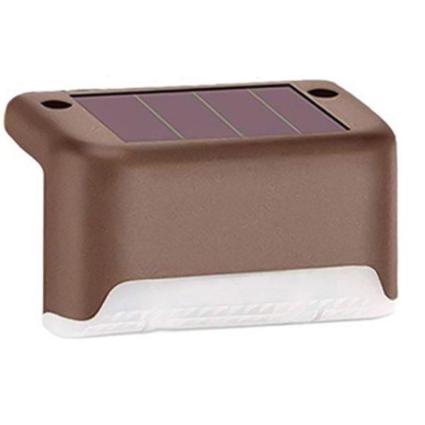 Solar Step Light Brown __stock:200 Outdoor Lighting refund_fee:800 Warranty