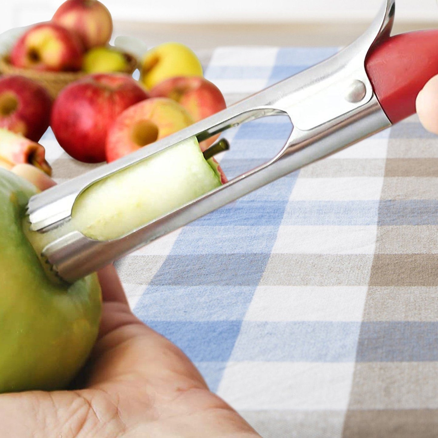 Stainless Steel Premium Apple And Fruit Corer Remover Kitchen & Dining refund_fee:800