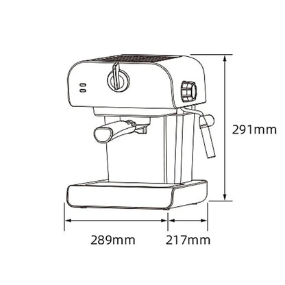 0.8L Ukiah Espresso Coffee Machine