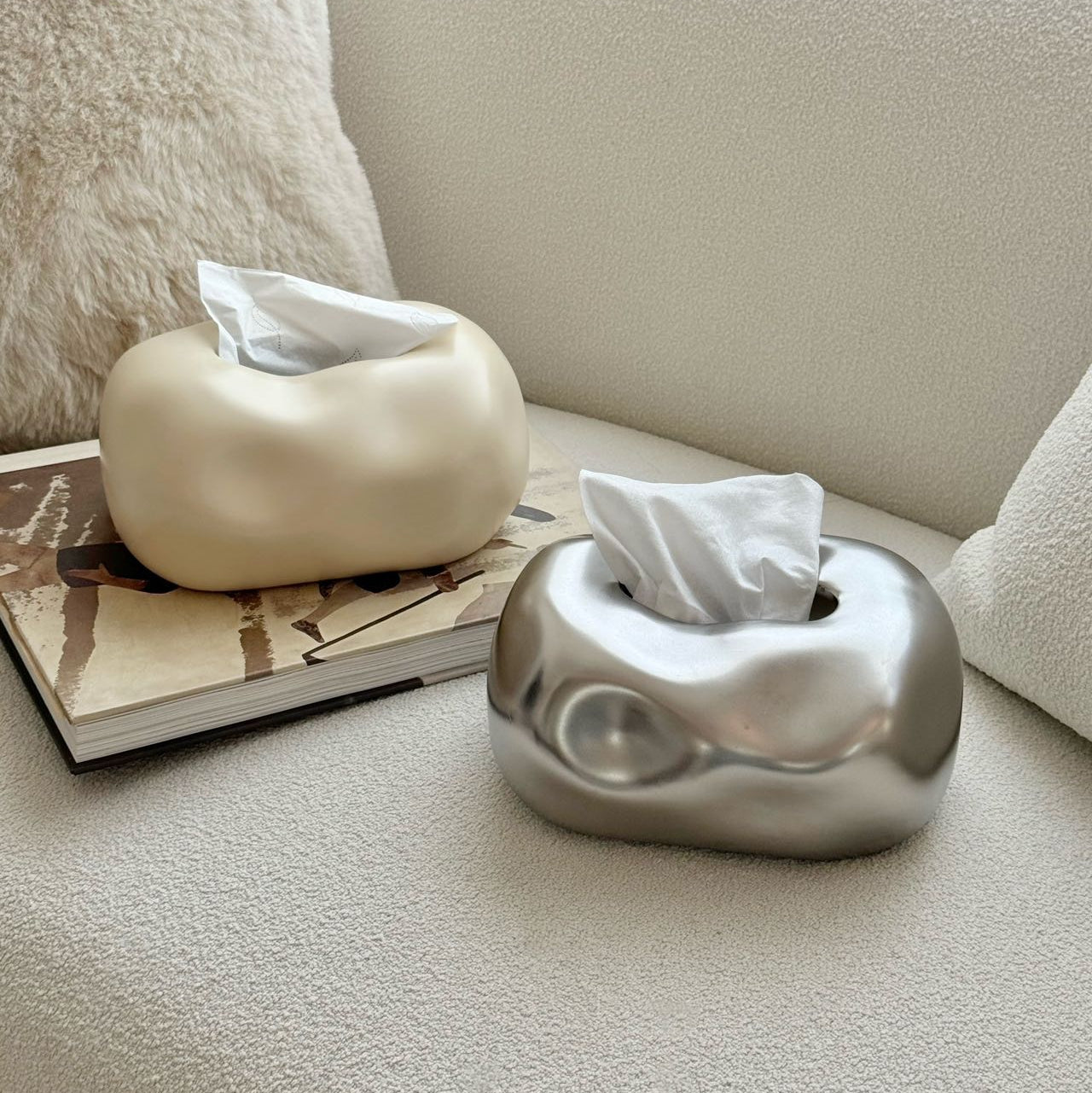Cloud Ceramic Tissue Box