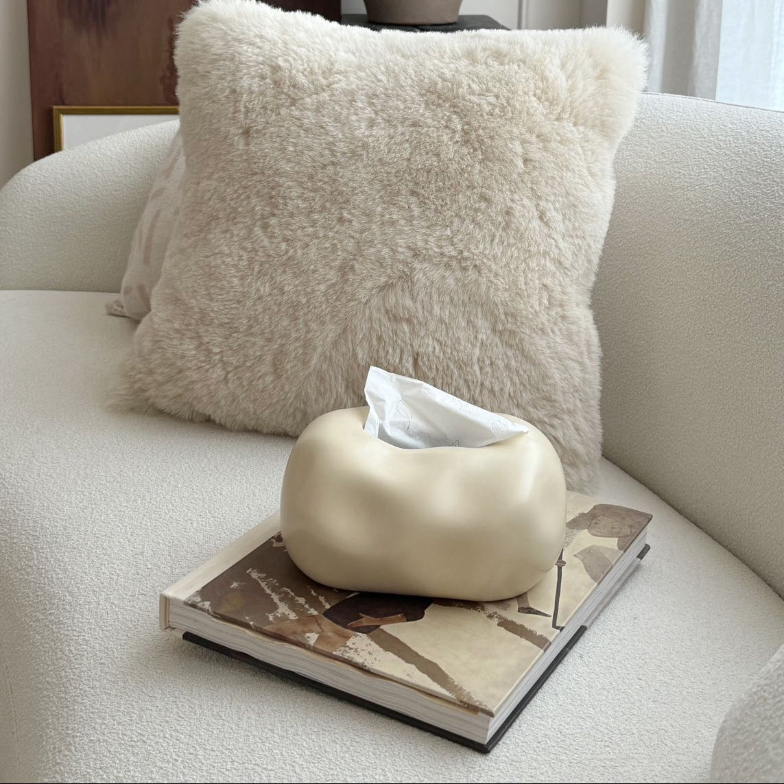 Cloud Ceramic Tissue Box