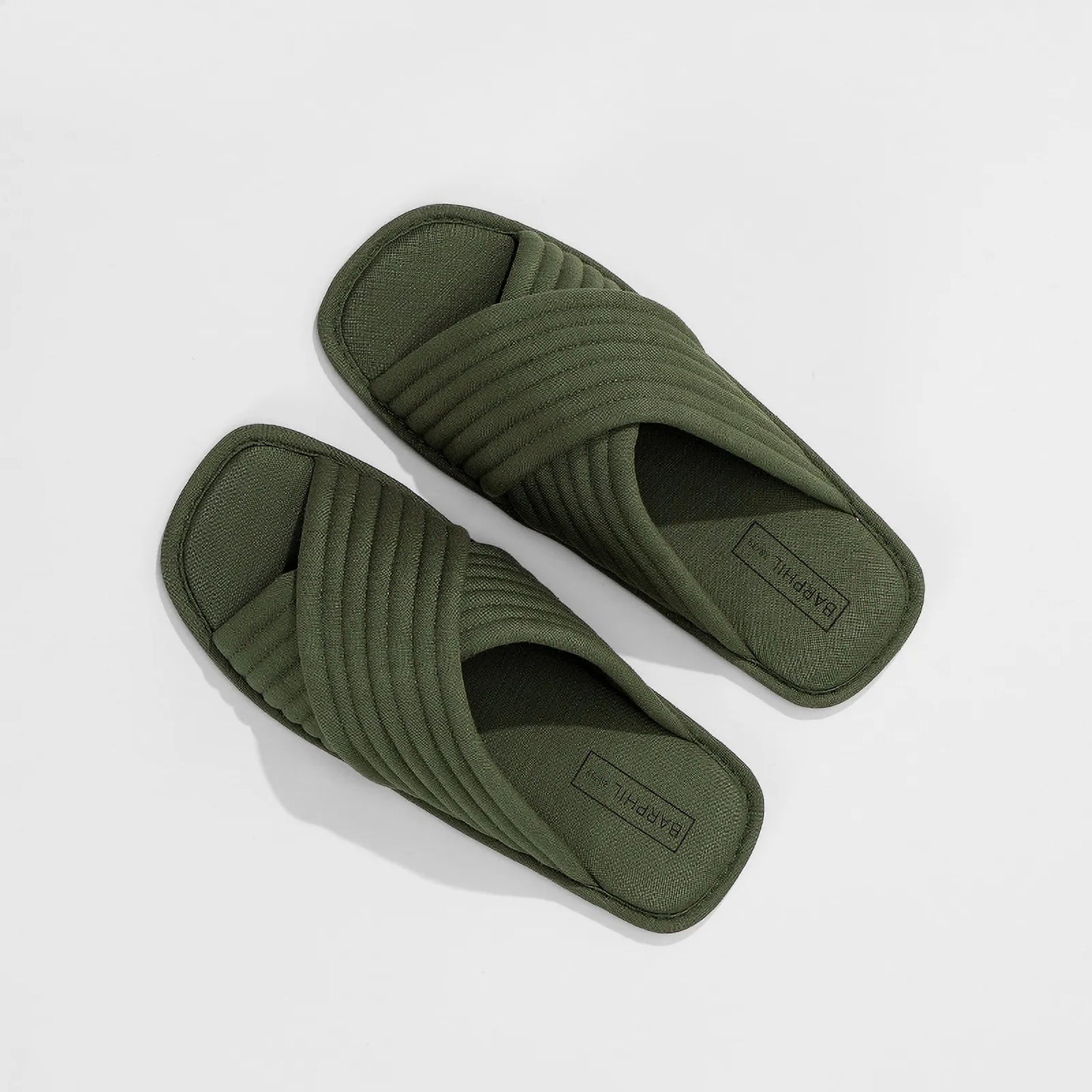 Cushioned Quilted Cotton House Slippers