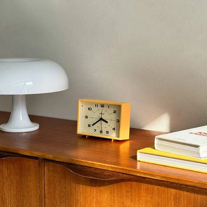 Matte Retro Analog ABS Table Clock