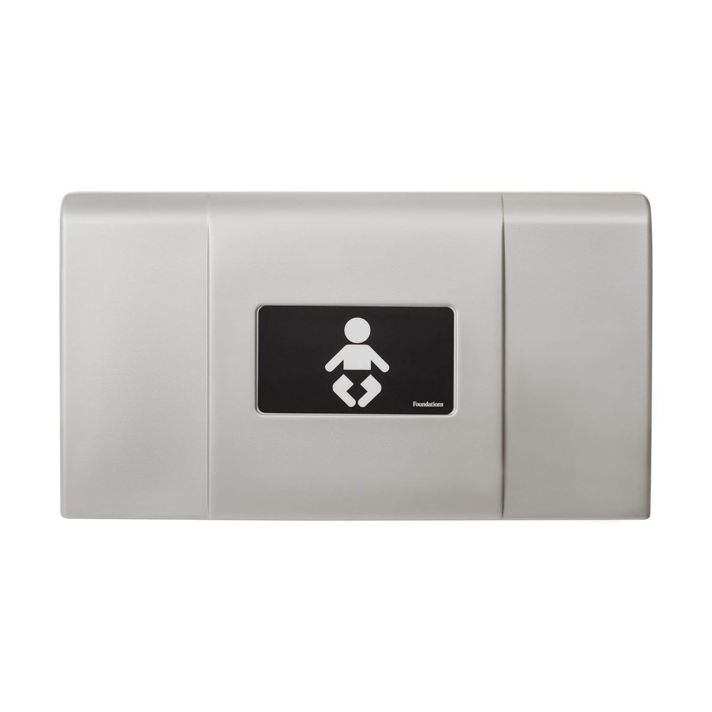 Foundations Ultra 200-EH Horizontal Wall-Mounted Baby Changing Station for Commercial Restrooms, High Density Polyethylene, Includes Safety Straps, Meets All Safety Standards, Made in the USA (Gray) Baby Products Changing & Dressing Changing Tables Furniture Nursery