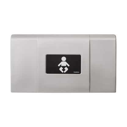 Foundations Ultra 200-EH Horizontal Wall-Mounted Baby Changing Station for Commercial Restrooms, High Density Polyethylene, Includes Safety Straps, Meets All Safety Standards, Made in the USA (Gray) Baby Products Changing & Dressing Changing Tables Furniture Nursery