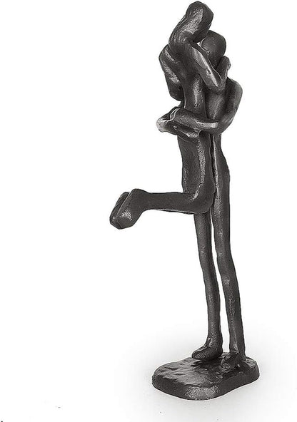 Couple Sculpture, Iron Anniversary, a Romantic Gift for Wedding, Birthday, Christmas - Passionate Love Statue Decorative Ornament Figurine Home & Office Decoration (Style 4) Home & Kitchen Home Décor Accents Home Décor Products Sculptures Statues