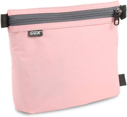 GOX Travel Toiletry Bag Carry on Zipper Pouch Cosmetic Kit Makeup Digital Bag Water Resistant Nylon (Pink) Bags & Cases Beauty & Personal Care Toiletry Bags Tools & Accessories