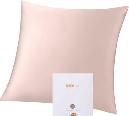 ZIMASILK 100% Pure Mulberry Silk Pillowcase for Hair and Skin Health,Soft and Smooth,Both Sides Premium Grade 6A Silk,600 Thread Count,With Hidden Zipper,1Pc(Standard 20''X26'',Beige) Bedding Home & Kitchen Pillowcases Sheets & Pillowcases