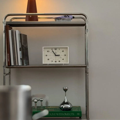 Matte Retro Analog ABS Table Clock