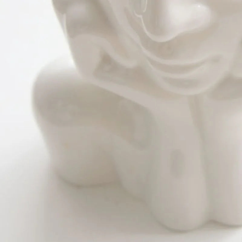 Sculptural Abstract Face Resin Vase