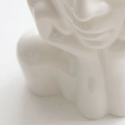 Sculptural Abstract Face Resin Vase