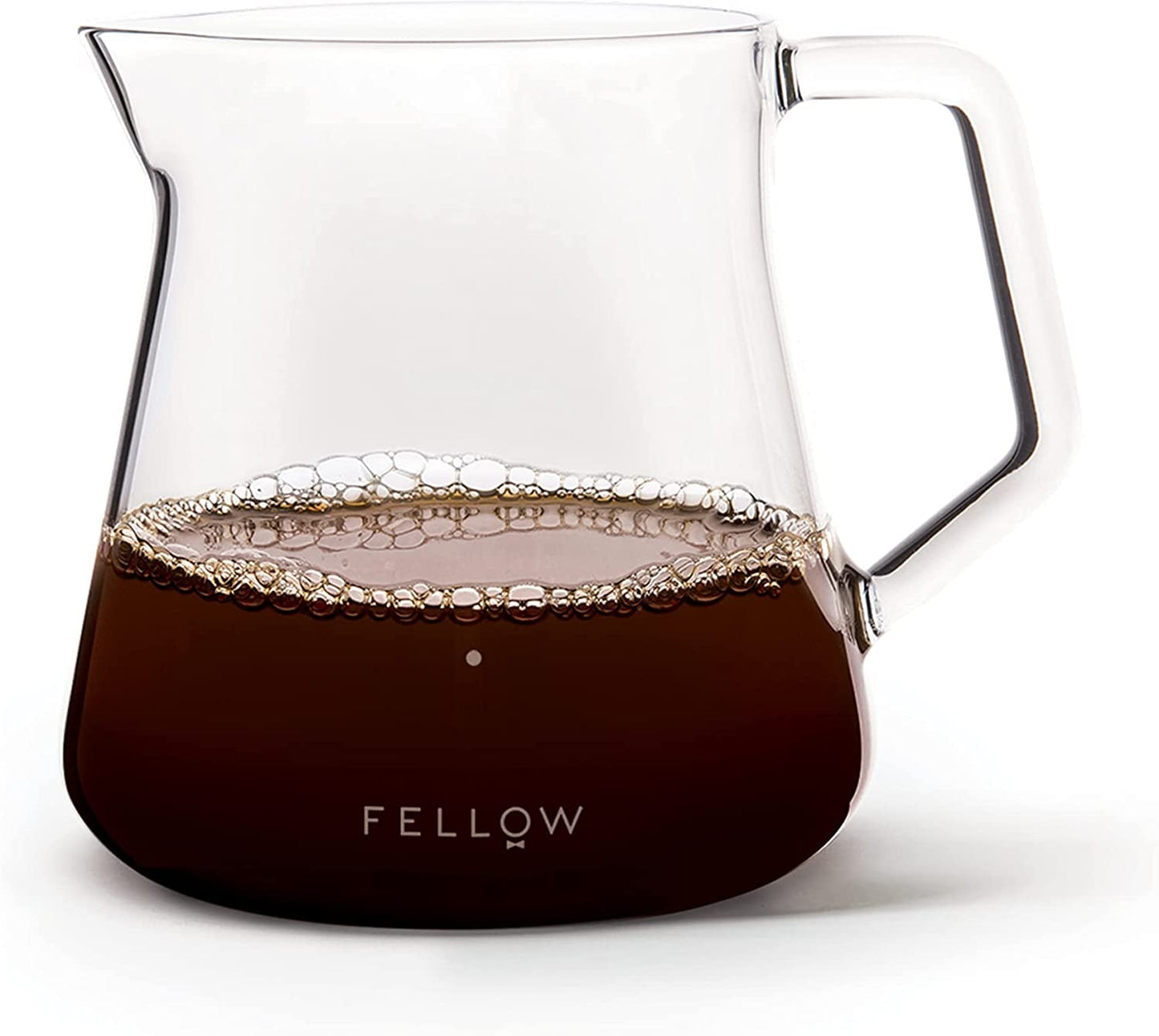 Fellow Mighty Small Glass Carafe - Manual Pour over Coffee Beaker and Tea Steeper, Borosilicate Glass Decanter, 16.9 Oz Smoke Grey Container Beverage Serveware Carafes Dining & Entertaining Dinnerware & Serveware Home & Kitchen Kitchen & Dining Serveware