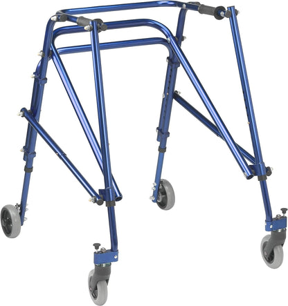 Drive Medical KA1200-2GWP Nimbo Posterior Walker - Pediatric Walker for Children, Wizard Purple, Extra Small Medical Supplies & Equipment Mobility & Daily Living Aids Mobility Aids & Equipment Rollators & Accessories Rolling Walkers Walkers