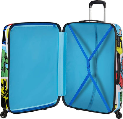 AMERICAN TOURISTER Luggage Suitcase, Multicolored (Marvel Pop Art), L (75 Cm-88 L) Clothing Luggage Luggage & Bags Luggage & Travel Gear Shoes & Jewelry Suitcases