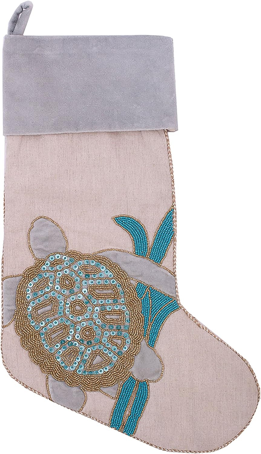 C&F Home Holiday Serenity Turtle Stocking Stocking Blue Home & Kitchen Seasonal Décor Stockings Stockings & Holders