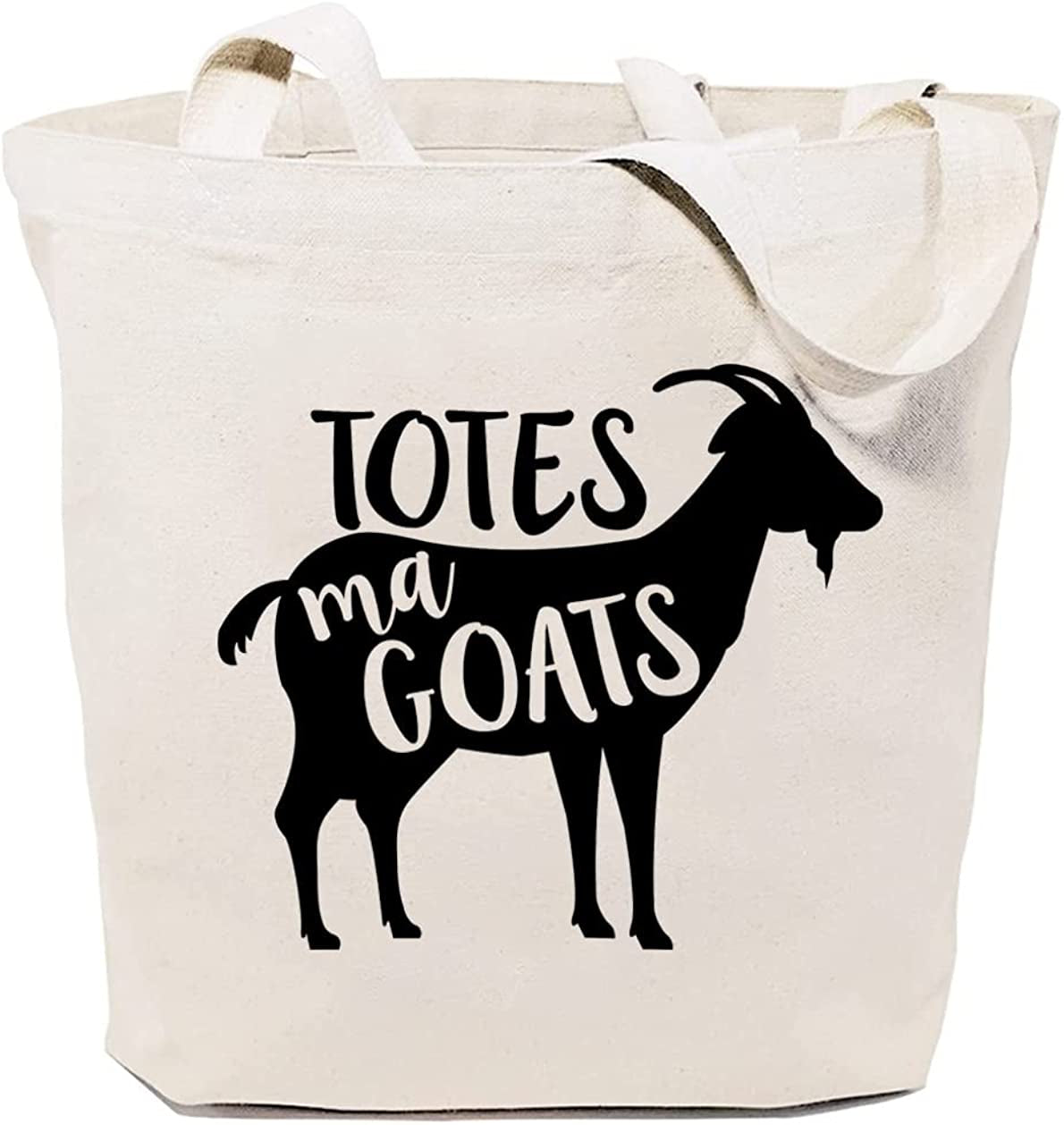 GXVUIS Totes Ma Goats Canvas Tote Bag for Women Aesthetic Reusable Grocery Shoulder Shopping Bags Animal Lovers Funny Gifts Home & Kitchen Kitchen & Dining Luggage & Bags Reusable Grocery Bags Shopping Totes Storage & Organization Travel & To-Go Food Containers