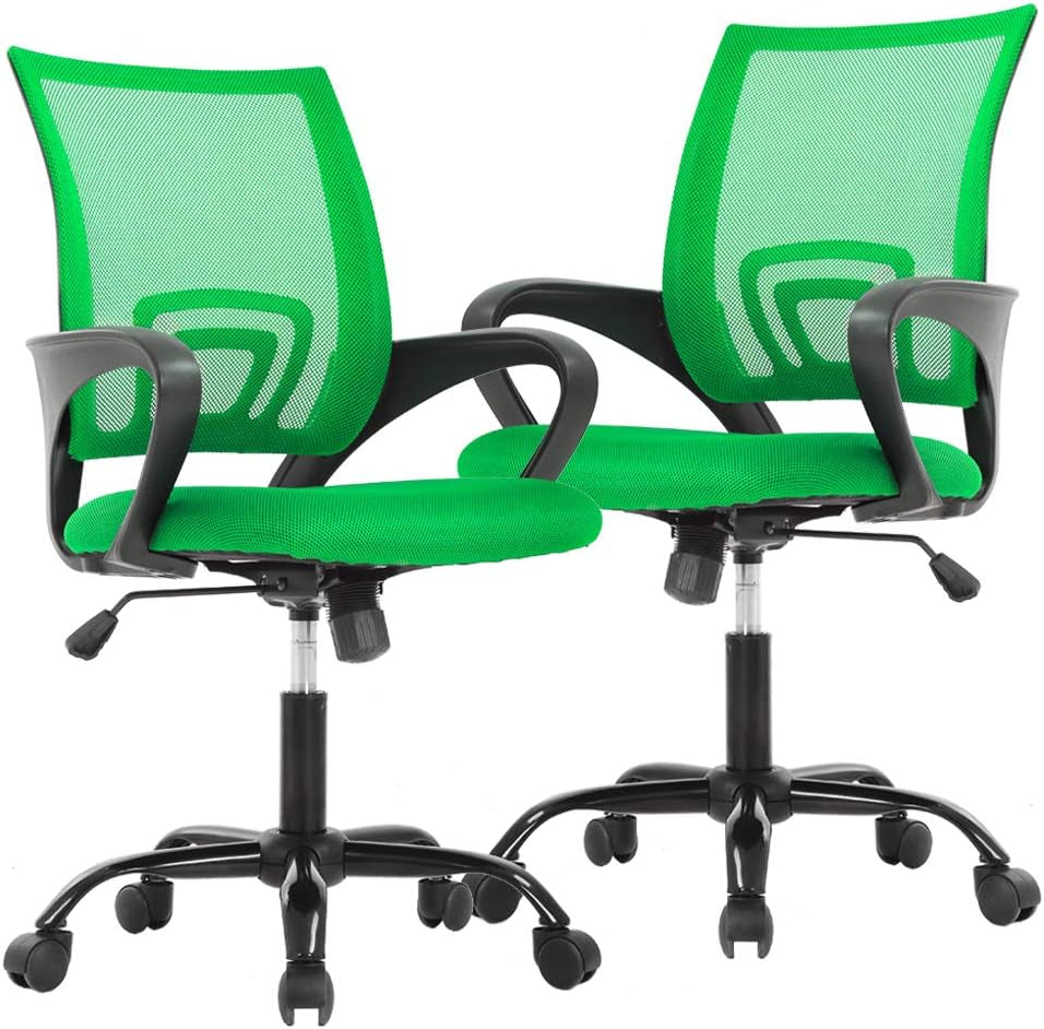 Office Chair Ergonomic Cheap Desk Chair Mesh Executive Computer Chair with Arms for Back Pain, Set of 2 Furniture Home & Kitchen Home Office Chairs Home Office Desk Chairs Home Office Furniture