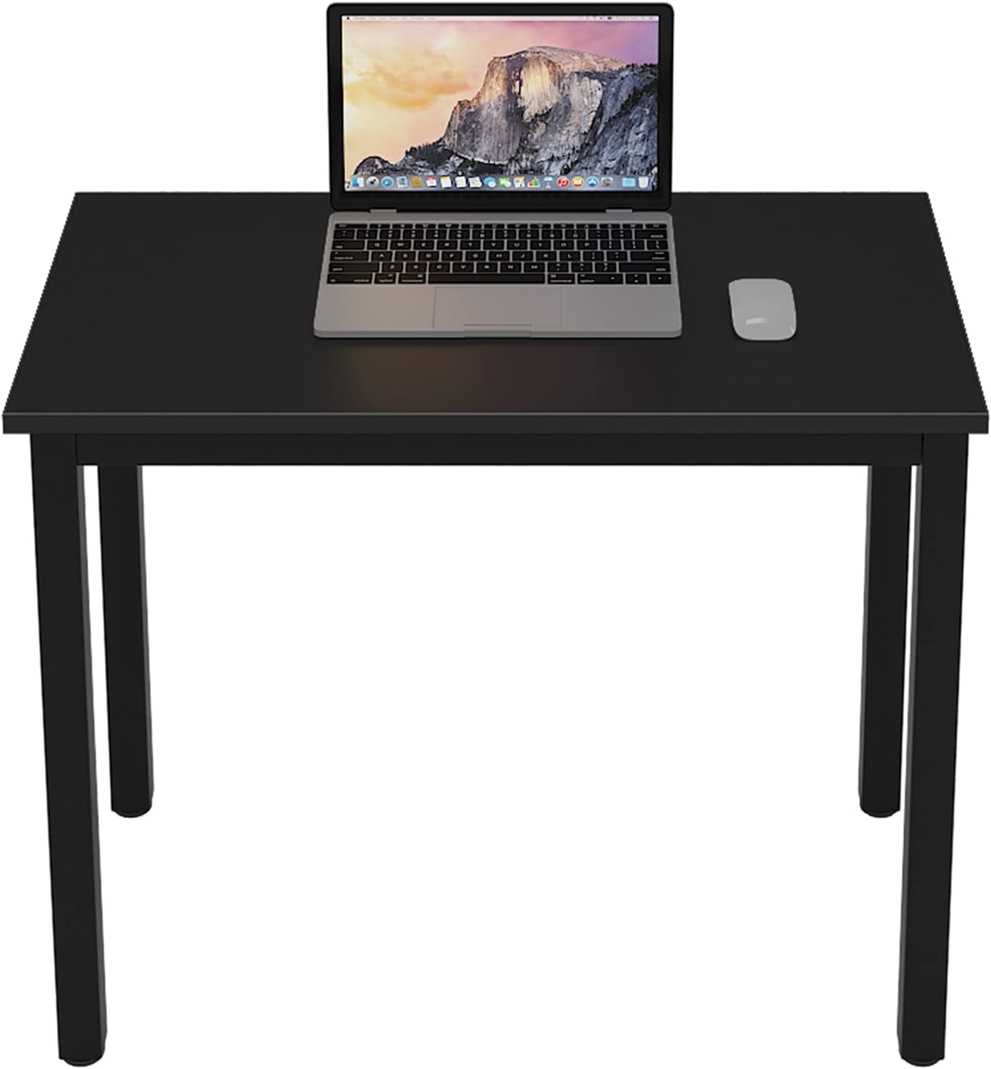 Dlandhome 47 Inches Medium Computer Desk, Composite Wood Board, Decent and Steady Home Office Desk/Workstation/Table, BS1-120BW Furniture Home & Kitchen Home Office Desks Home Office Furniture