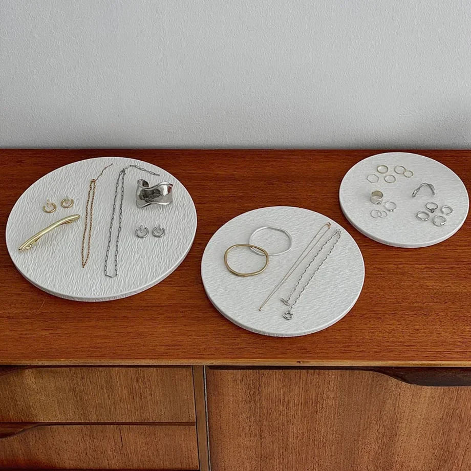 Textured Wabi-Sabi Ceramic Jewelry Tray