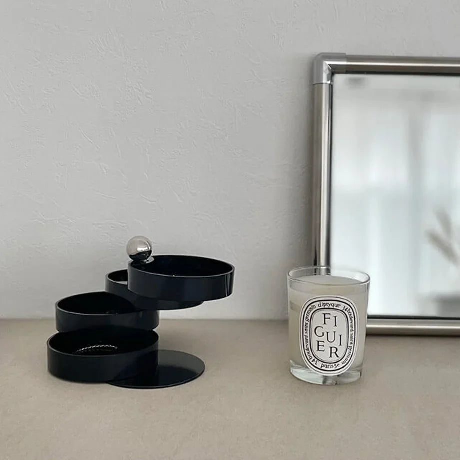 Smooth Swivel Melamine Jewelry Organizer