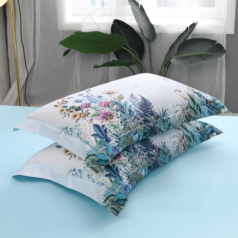 Gianna Light Gray Egyptian Cotton Bedding Set