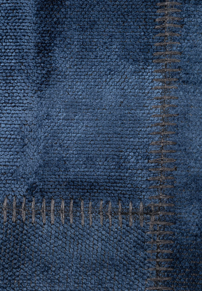 Patch Navy Blue Rug