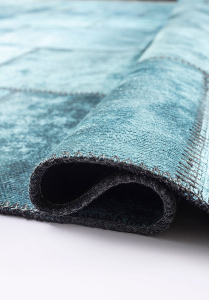 Patch Turquoise Rug
