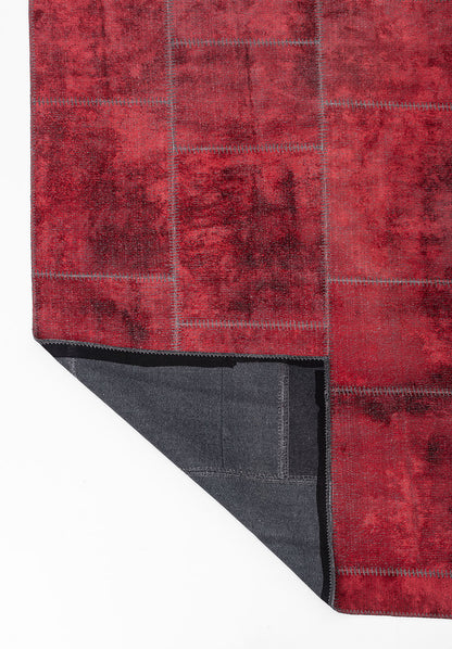 Patch Red Rug