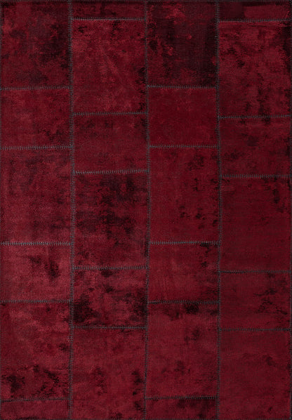 Patch Red Rug