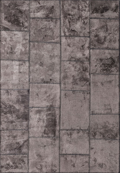 Patch Dark Grey Rug