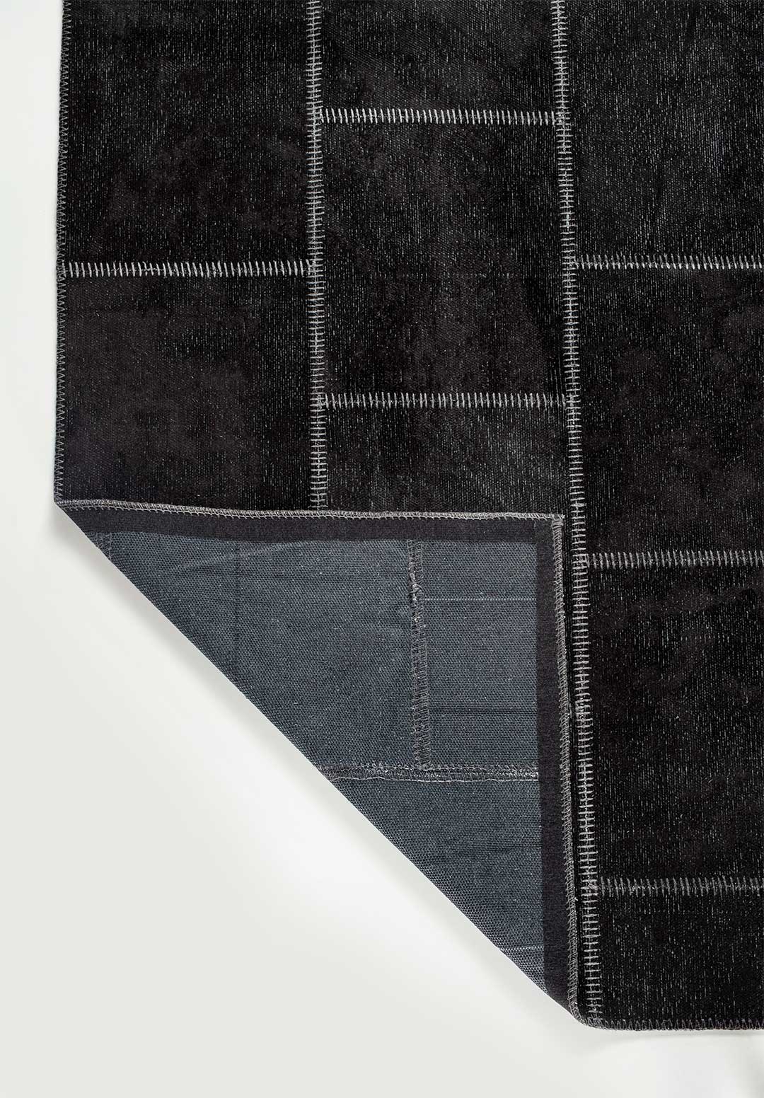 Patch Black Rug